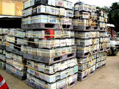 公司长期大量收购海南废旧蓄电池